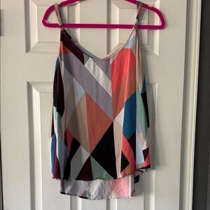 Torrid Multicolor Geometric Camisole